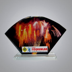 Kristal plaket